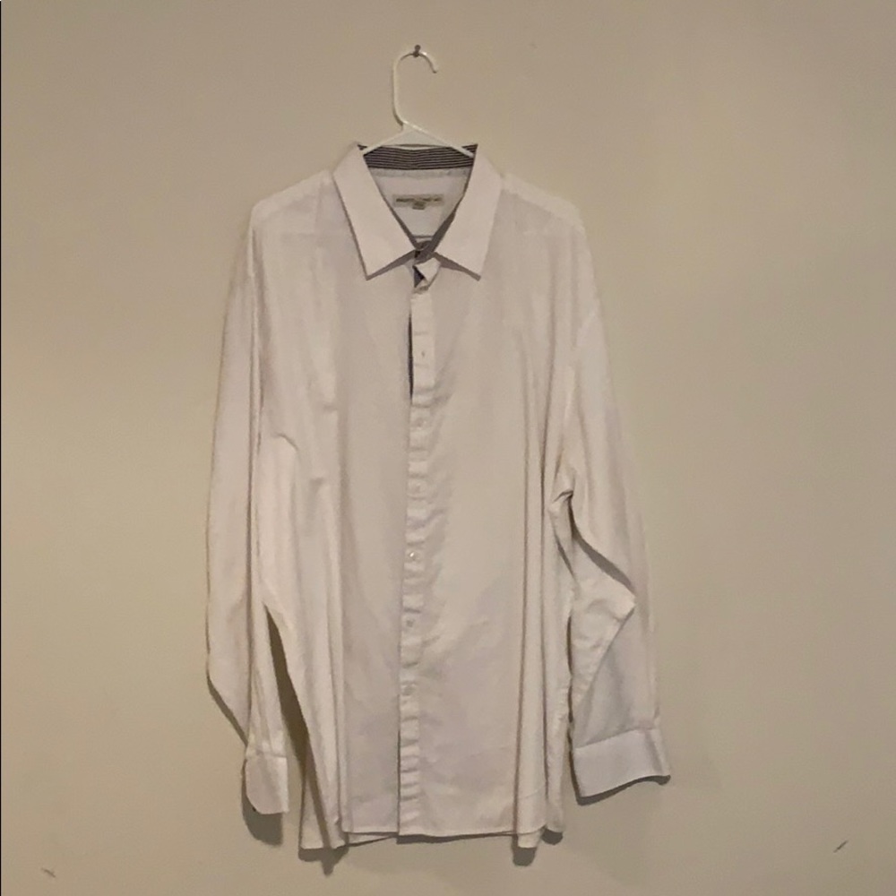 Pronto-uomo long sleeved ivory shirt